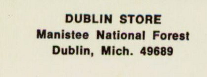 Dublin General Store - Vintage Postcard